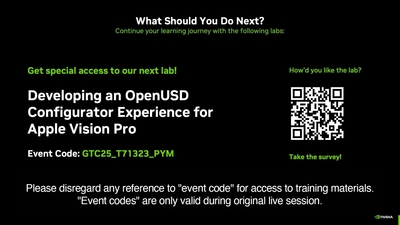 Developing an OpenUSD Configurator Experience for Apple Vision Pro
