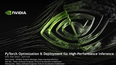 PyTorch Model Optimization and Deployment for High-Performance Inference