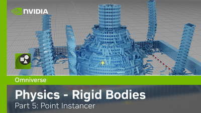 Omniverse Physics Extension - Kit104 - Part 5: Rigid Bodies - Point Instancer