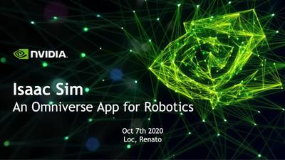 Isaac Sim 2020.2 Omniverse Robotics App