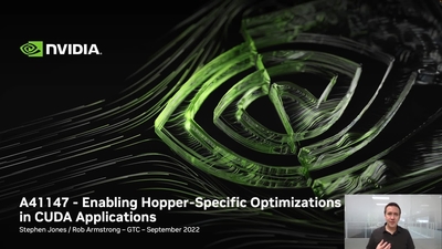 Enabling Hopper-Specific Optimizations in CUDA Applications