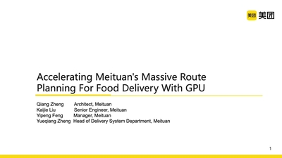 Accelerating Massive Route Planning for Food Delivery with GPU