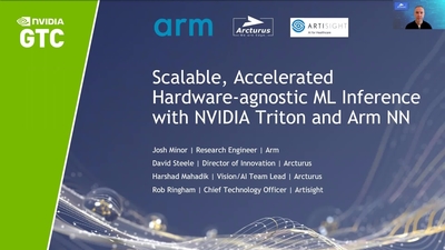Scalable, Accelerated Hardware-agnostic ML Inference with NVIDIA Triton and Arm NN