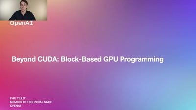 Beyond CUDA: The Case for Block-based GPU Programming