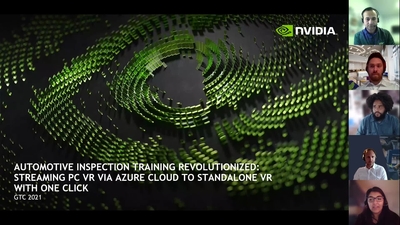Automotive inspection training revolutionized: Streaming PC VR via Azure Cloud to standalone VR with one click