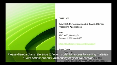 Build High-Performance and AI-Enabled Sensor Processing Applications