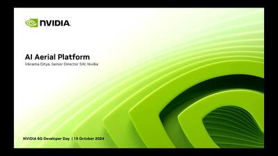 Inventing 6G with NVIDIA Aerial Platform