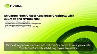 Structure From Chaos: Accelerate GraphRAG With cuGraph and NVIDIA NIM