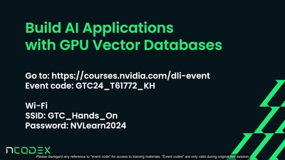 Build AI Applications with GPU Vector Databases