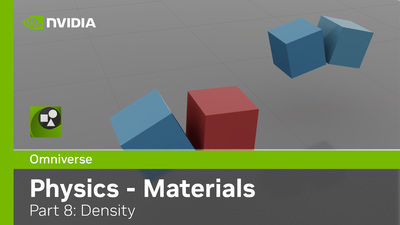Omniverse Physics Extension - Kit104 - Part 8: Materials - Density