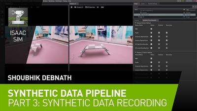 Isaac Sim - Synthetic Data Pipeline Part 3: Synthetic Data Recording
