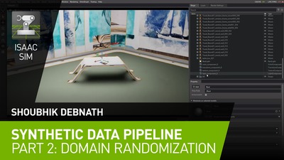 Isaac Sim - Synthetic Data Pipeline Part 2: Domain Randomization