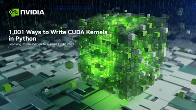 1,001 Ways to Write CUDA Kernels in Python