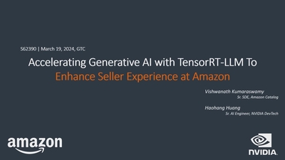 Accelerating Generative AI With TensorRT-LLM to Enhance Seller Experience at Amazon