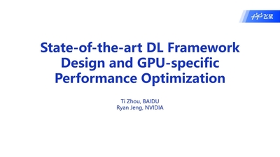 State-of-the-art DL Framework Design and GPU-specific Performance Optimization