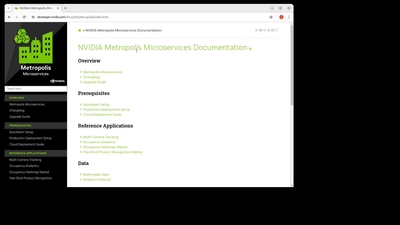 Get Started with NVIDIA Metropolis Microservices