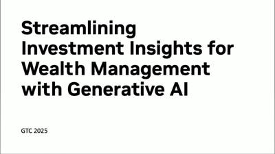 Streamlining Investment Insights for Wealth Management with Generative AI
