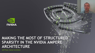 Making the Most of Structured Sparsity in the NVIDIA Ampere Architecture