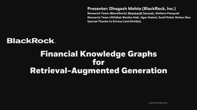 Financial Knowledge Graphs for Retrieval Augmented Generation