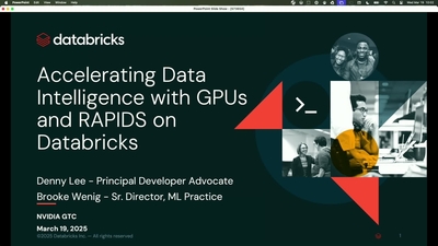 Accelerate Data Intelligence with GPUs and RAPIDS on Databricks