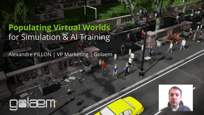 Populating Virtual Worlds for Simulation and AI Training