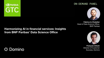 Harmonize AI in Financial Services: Insights From BNP Paribas' Data Science Office (Presented by Domino Data Lab)
