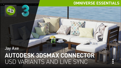 Autodesk 3ds Max Connector - USD Variants and Live Link