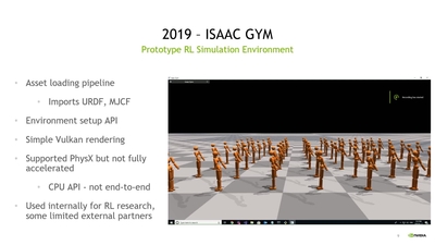Isaac Gym: End-to-End GPU-Accelerated Reinforcement Learning